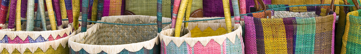 Image of colored baskets